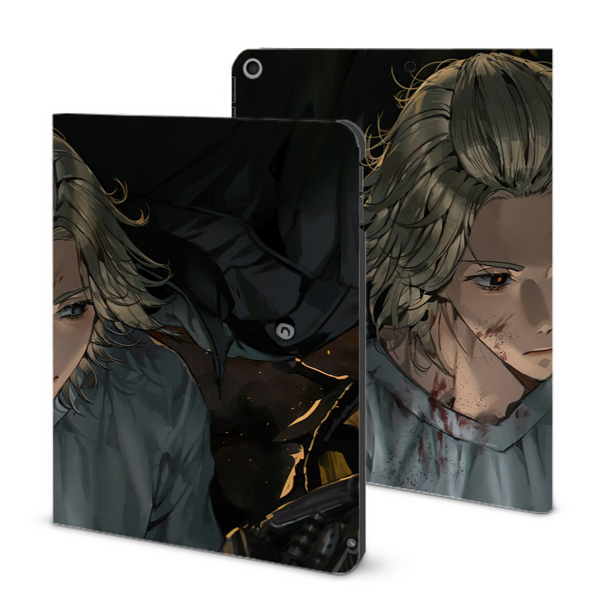 （画像用） 東京リベンジャーズ Tokyo Revengers IPad ケース ブック型 PUレザー TPU 耐衝撃 軽量 薄型 ペン収納なし 全面保護 IPad 各モデル対応